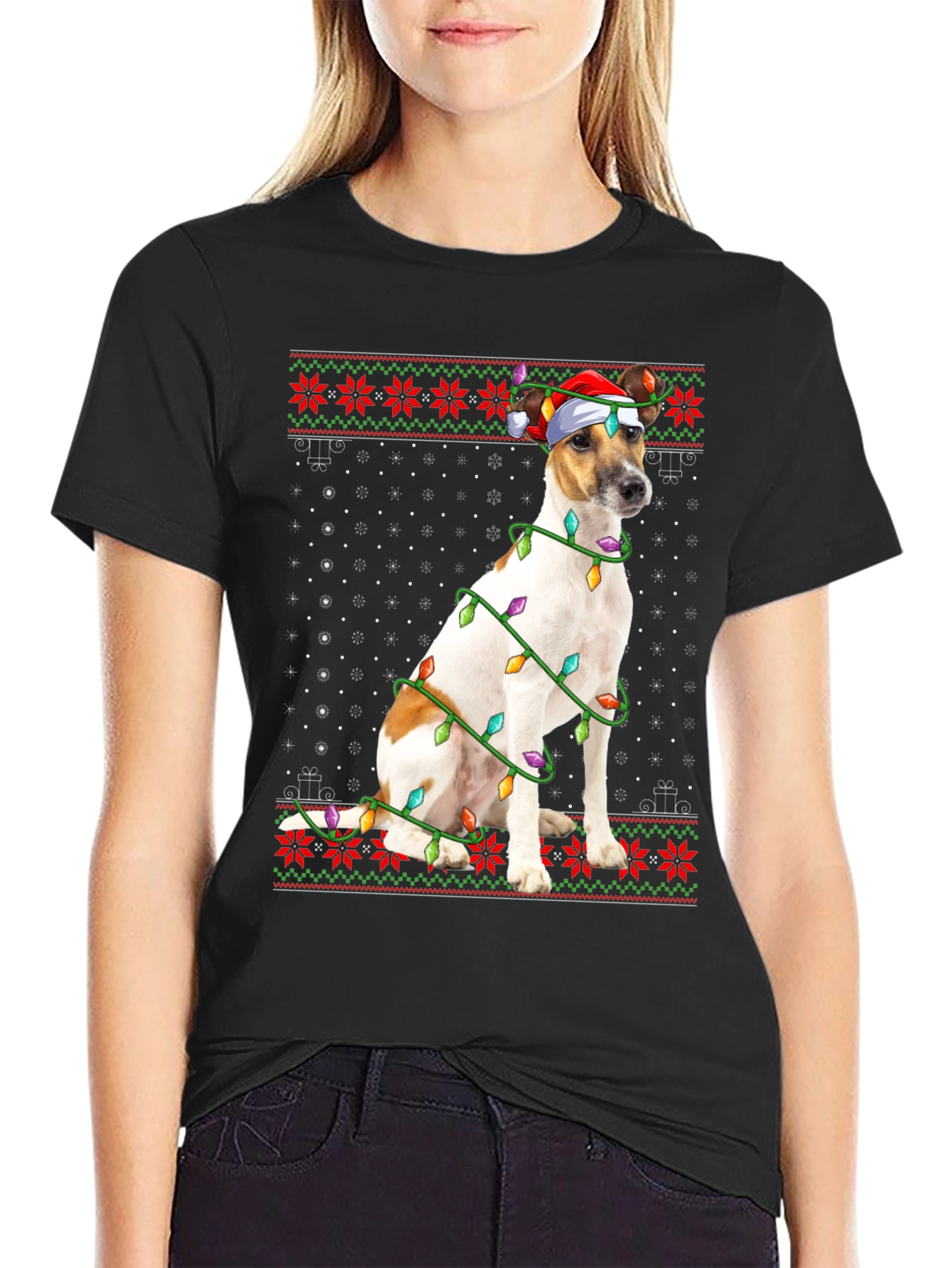 Dog Christmas Lights T-Shirt