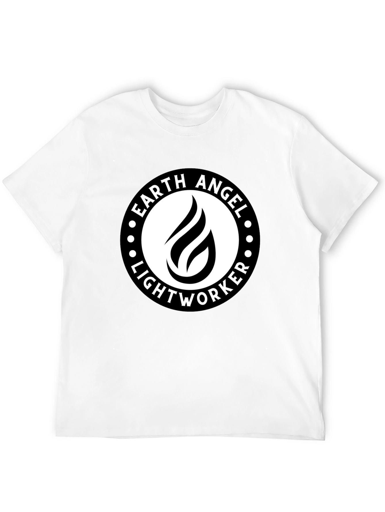 Earth Angel Lightworker Black Graphic Tee