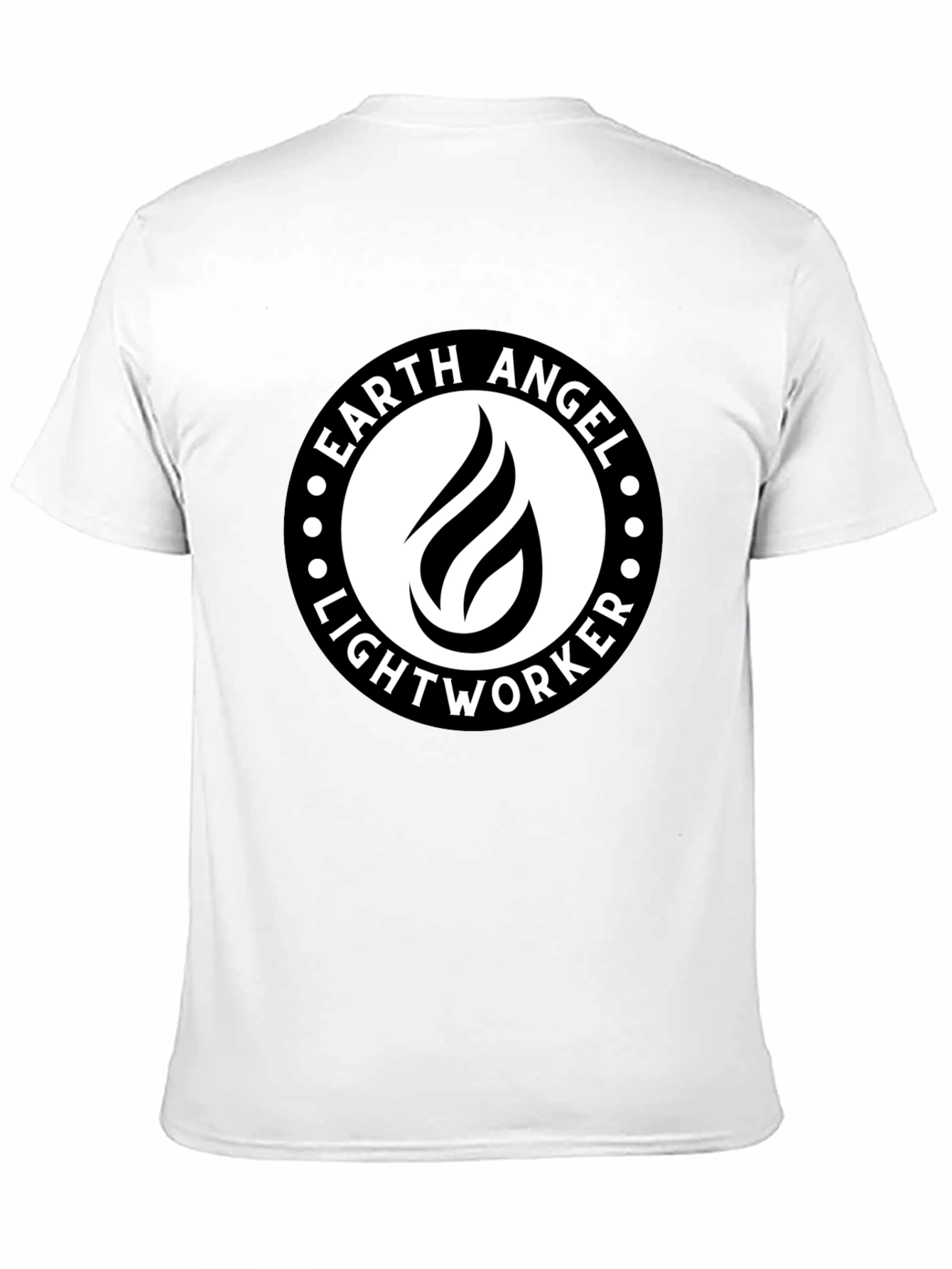 Earth Angel Lightworker Black Graphic Tee
