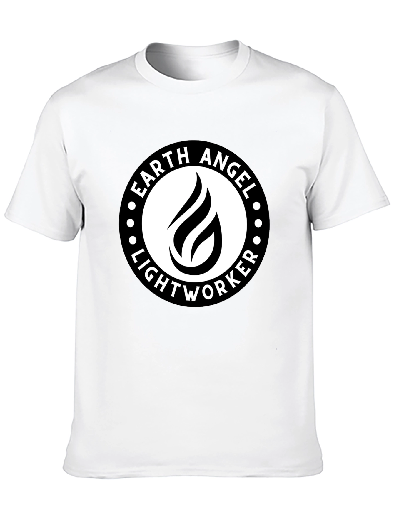 Earth Angel Lightworker Black Graphic Tee