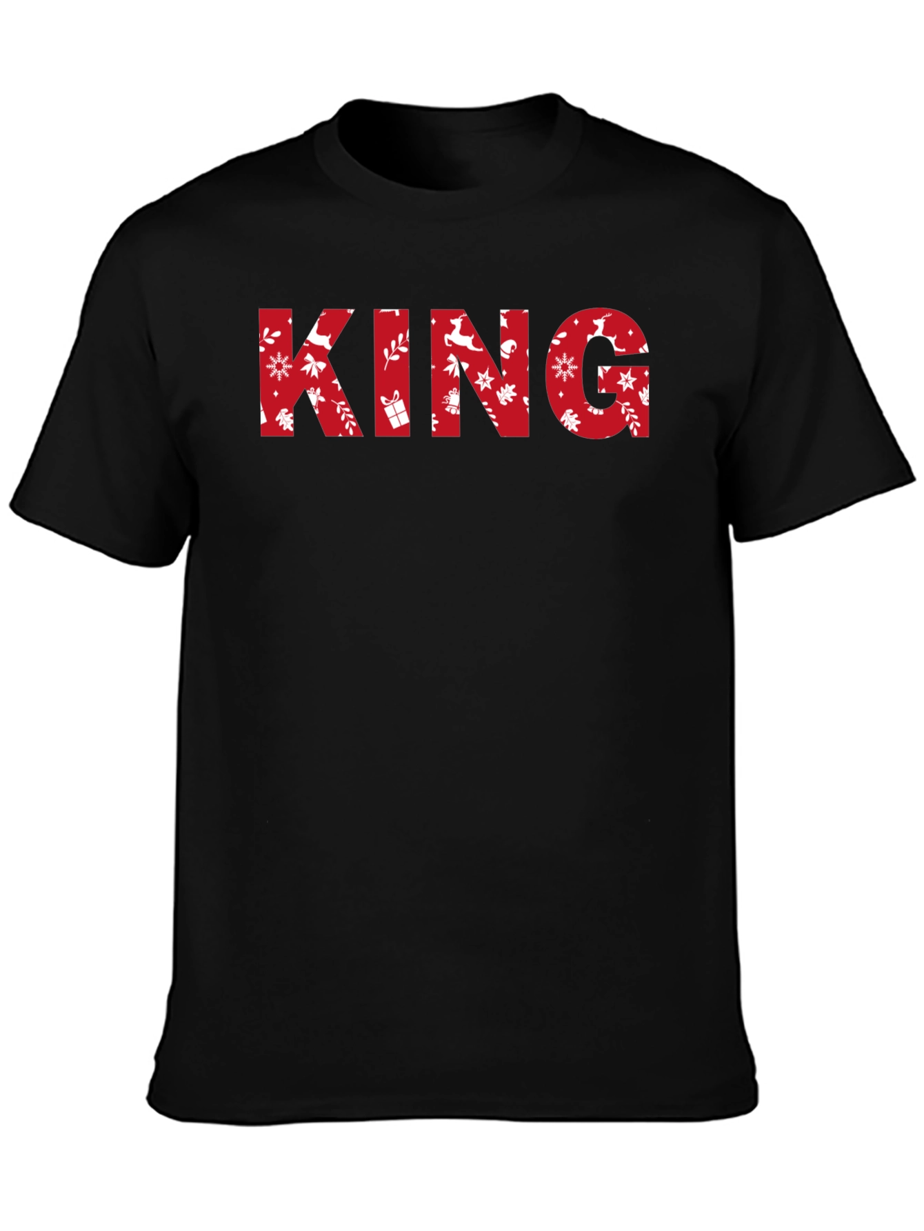 Festive KING Graphic Tee - Holiday Edition