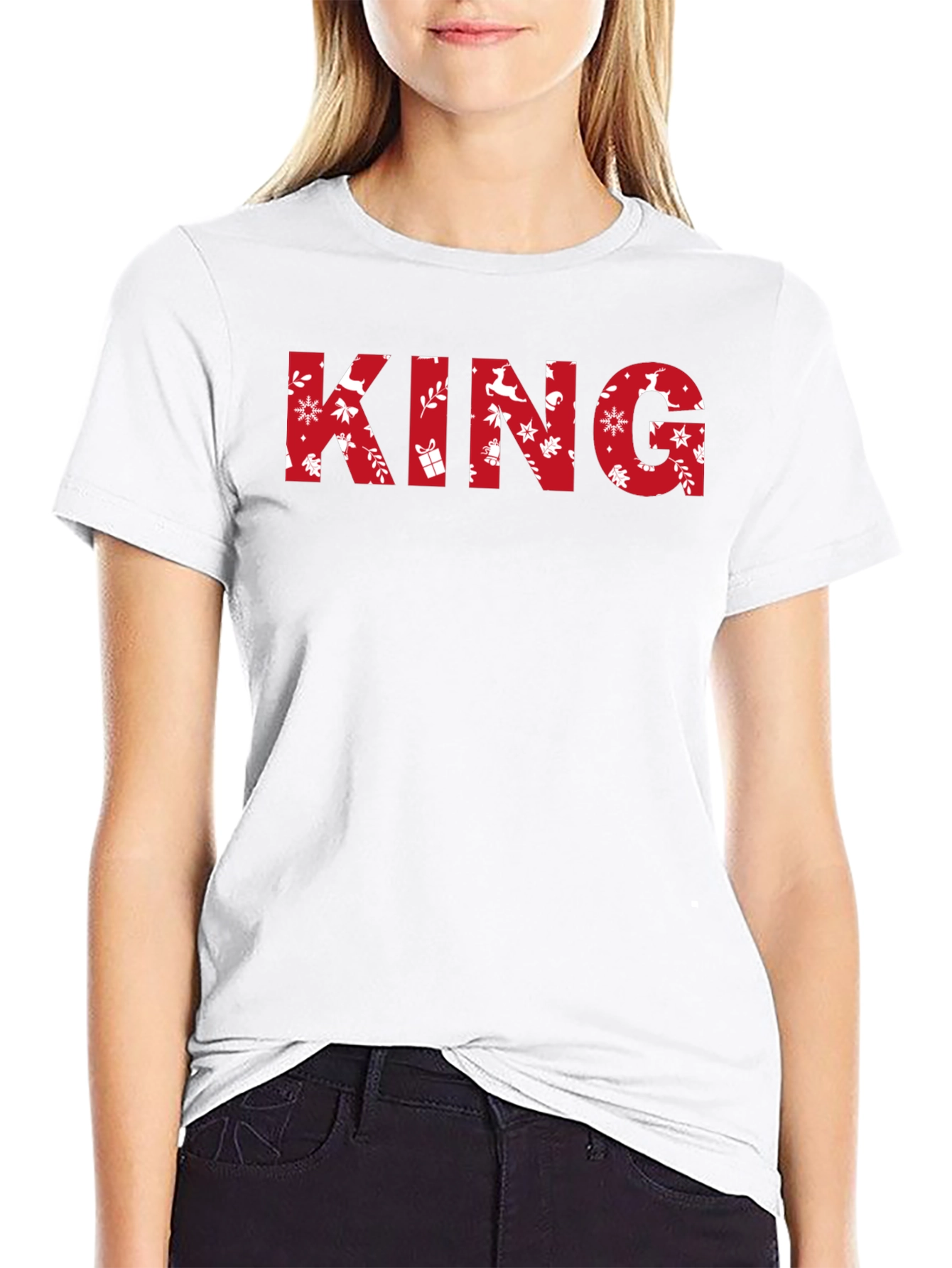Festive KING Graphic Tee - Holiday Edition