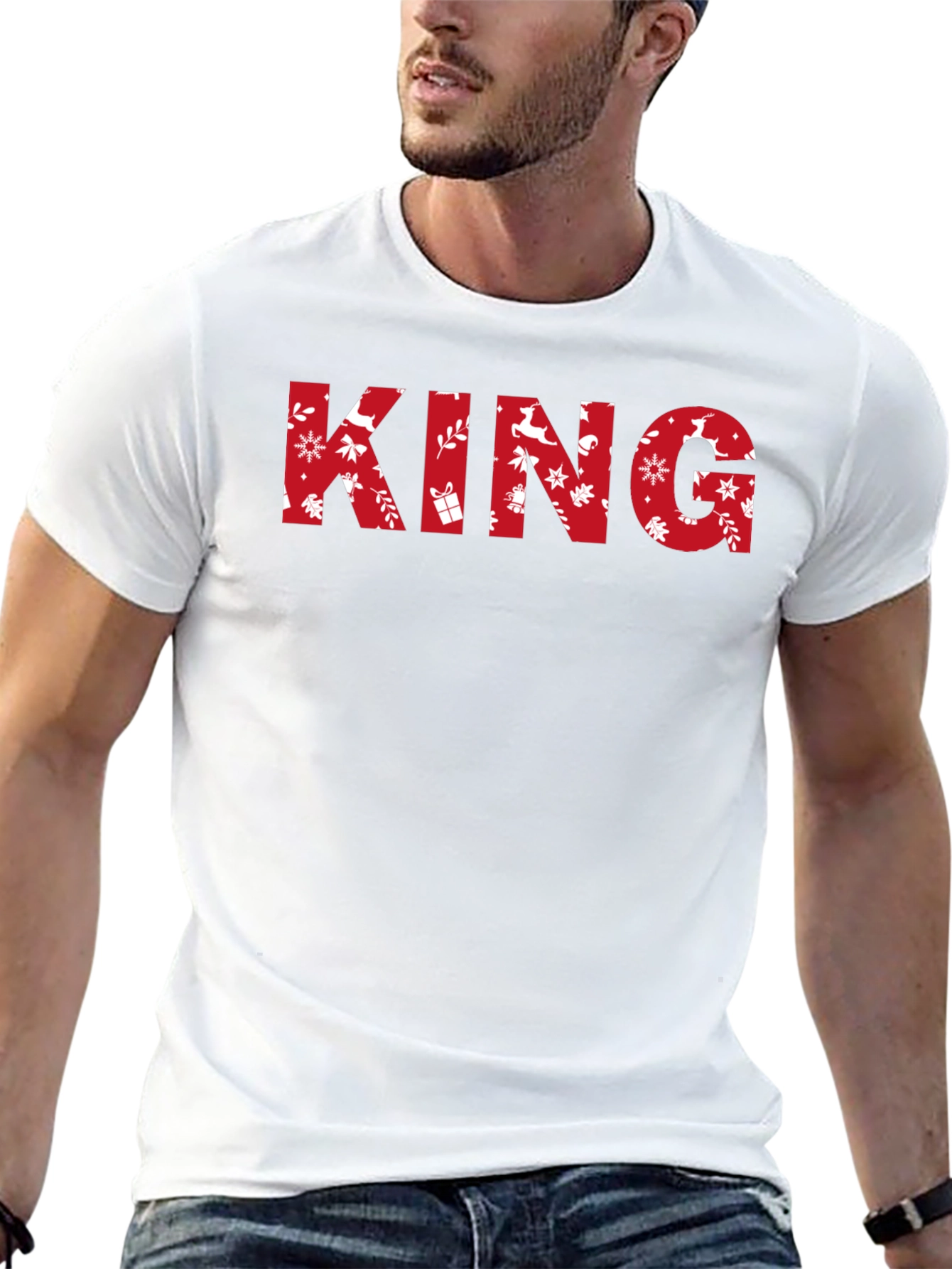 Festive KING Graphic Tee - Holiday Edition