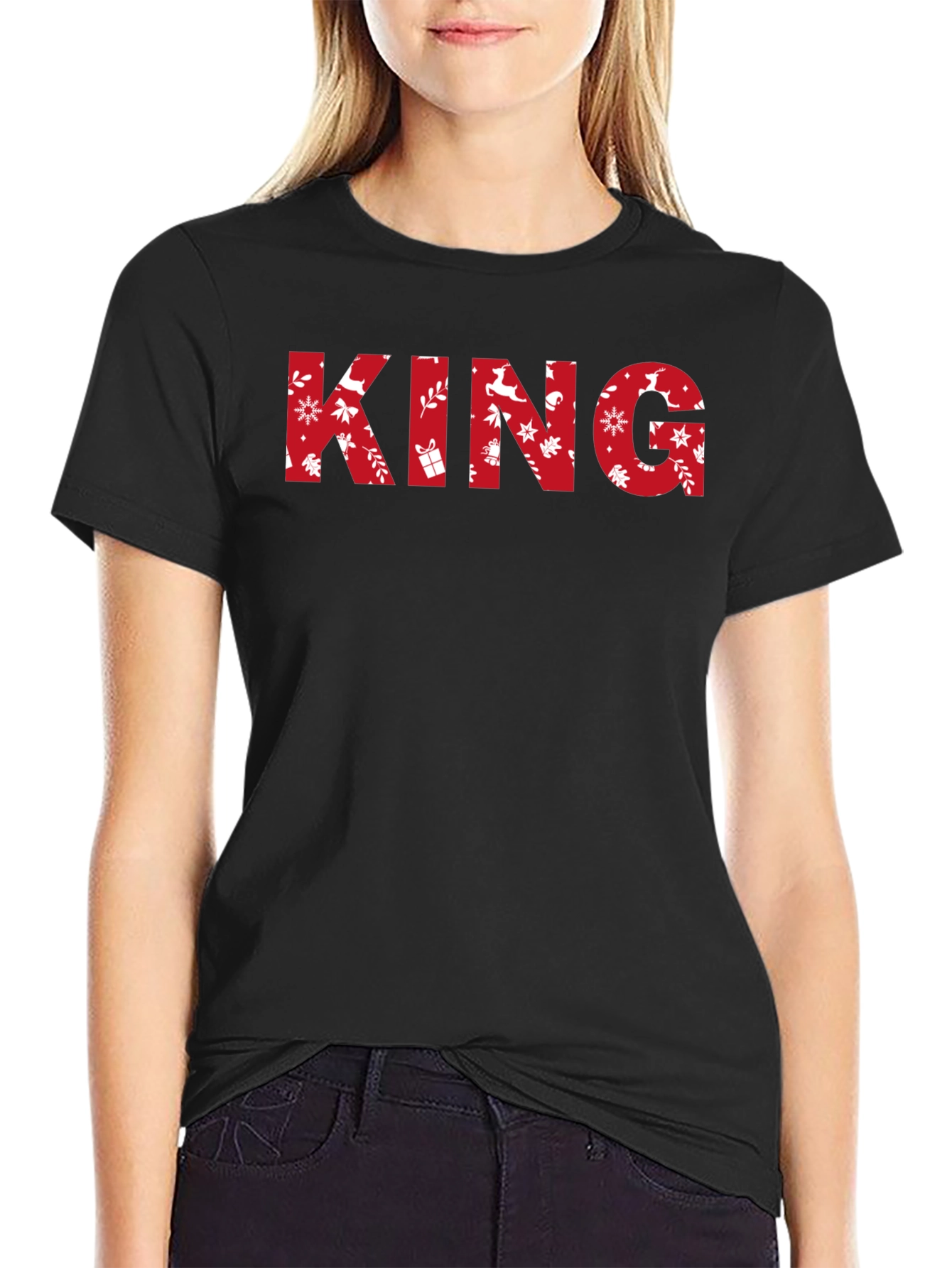 Festive KING Graphic Tee - Holiday Edition