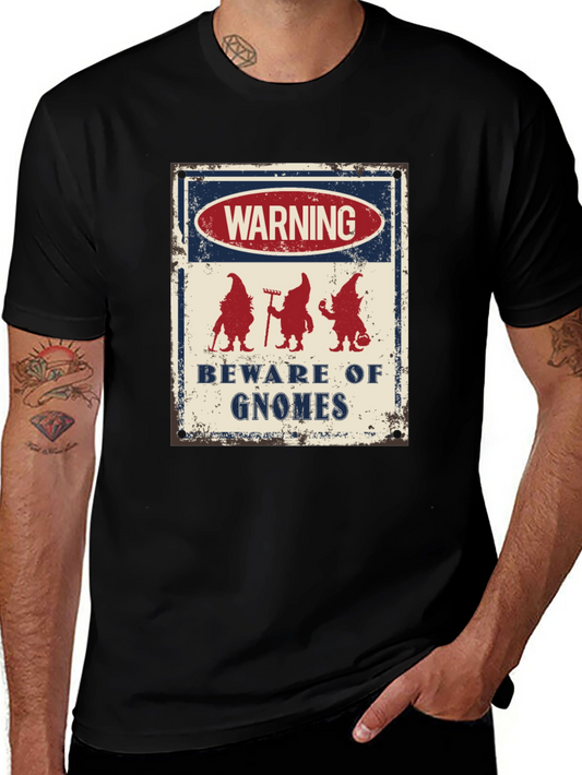 Beware of Gnomes Graphic Tee