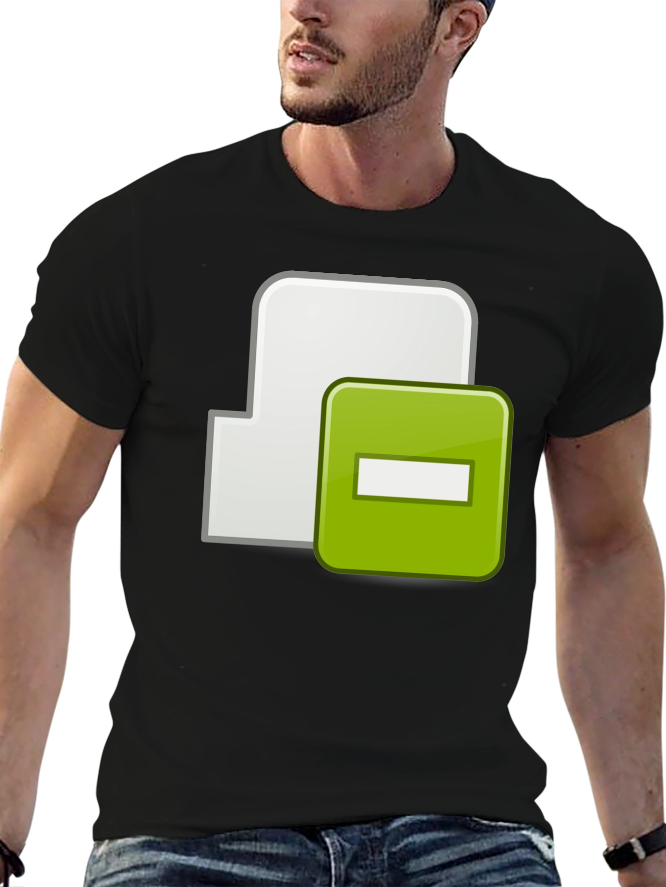 Subtract Cloud T-Shirt: Minimalist Tech Style