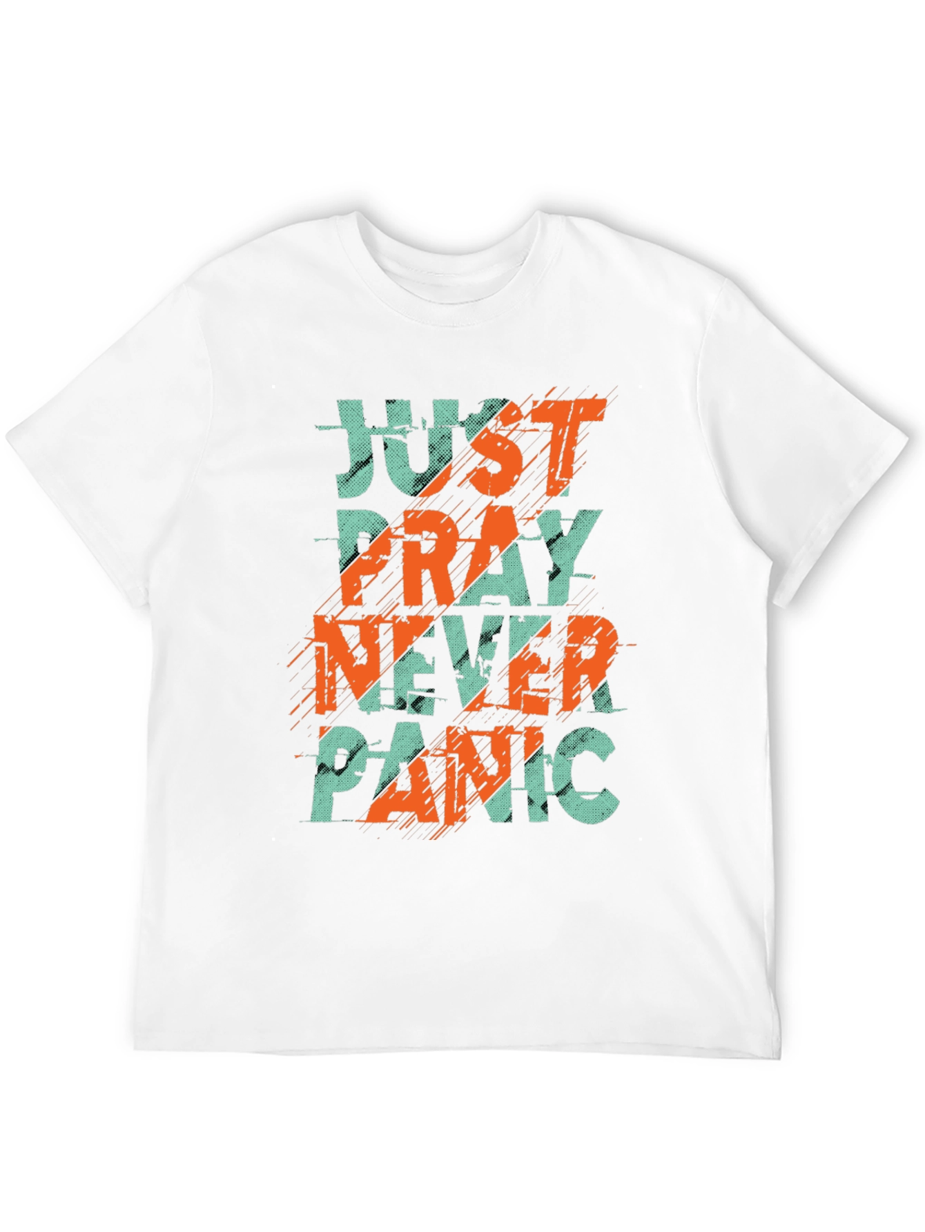 Just Pray Never Panic Graphic Tee
