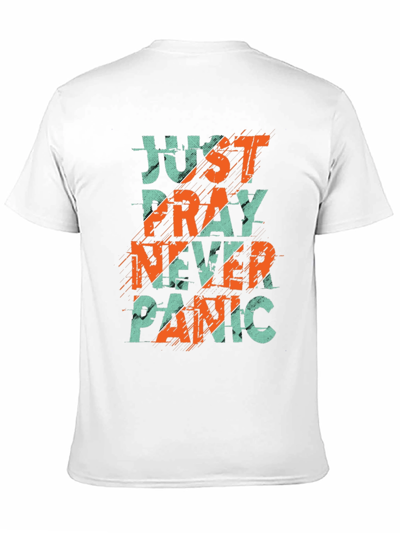 Just Pray Never Panic Graphic Tee