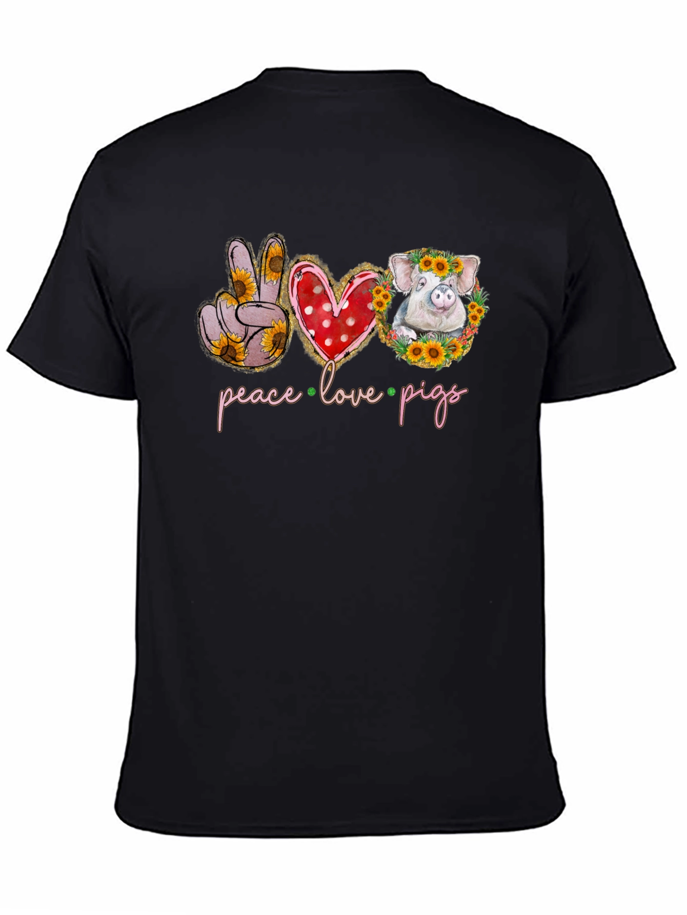 Peace Love Pigs Graphic Tee
