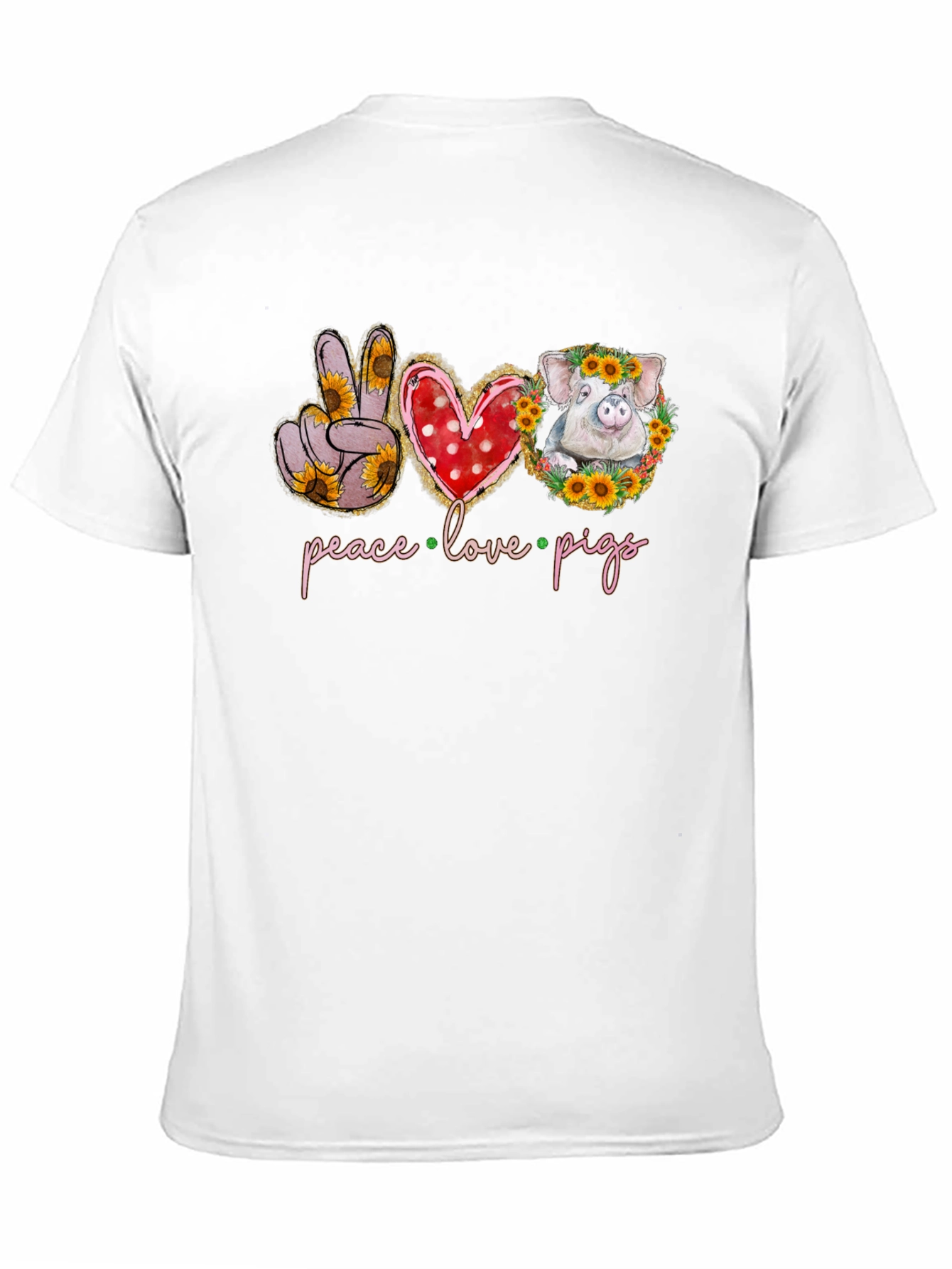 Peace Love Pigs Graphic Tee