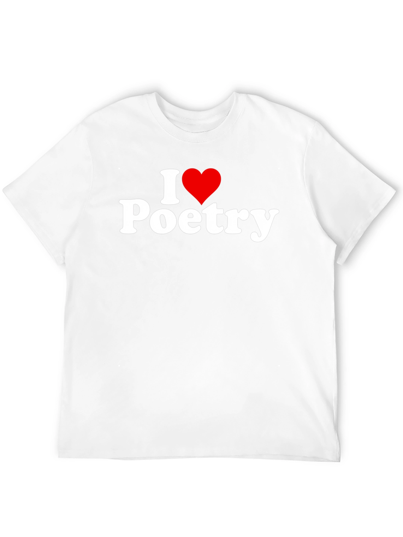 I Heart Poetry Black T-Shirt