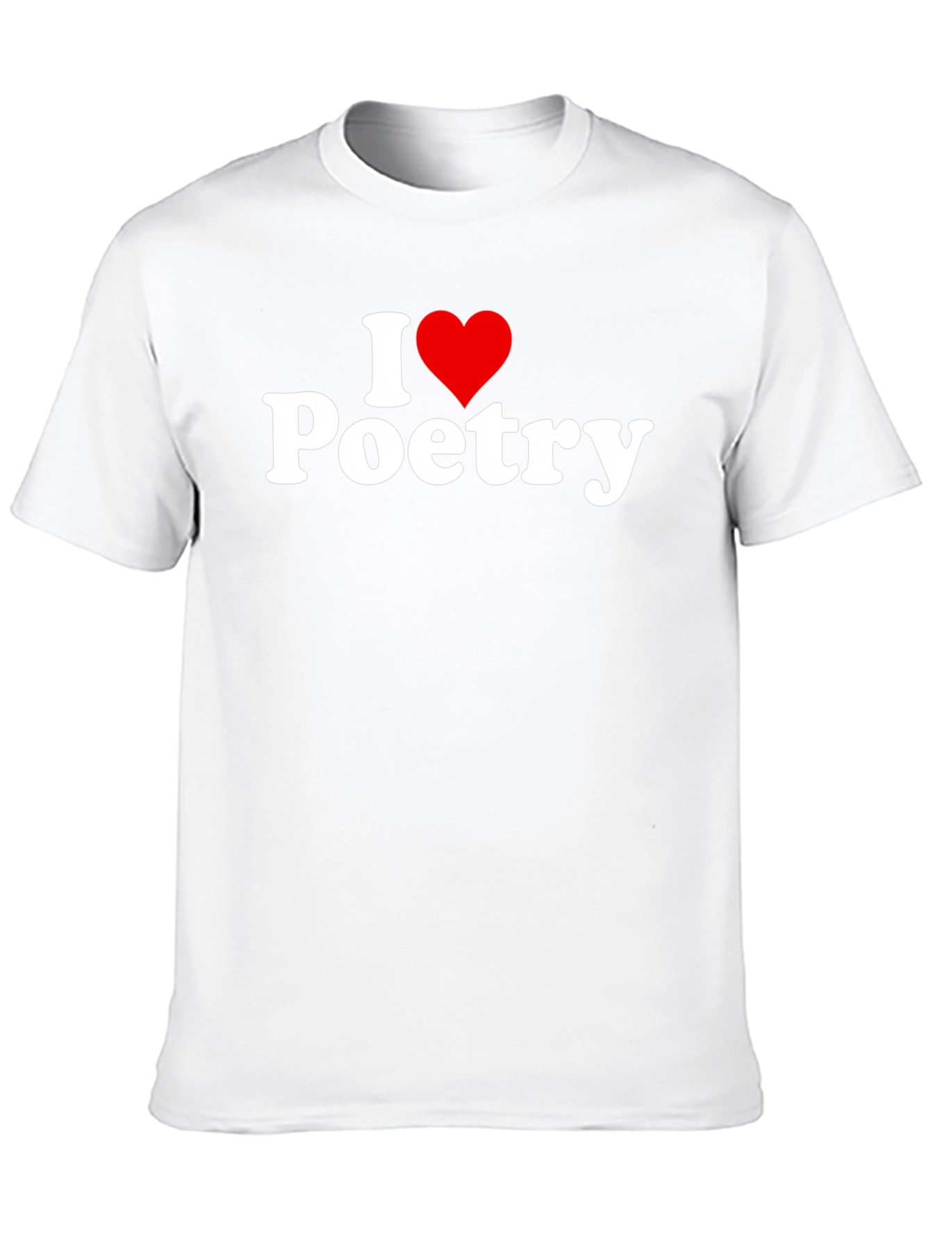 I Heart Poetry Black T-Shirt