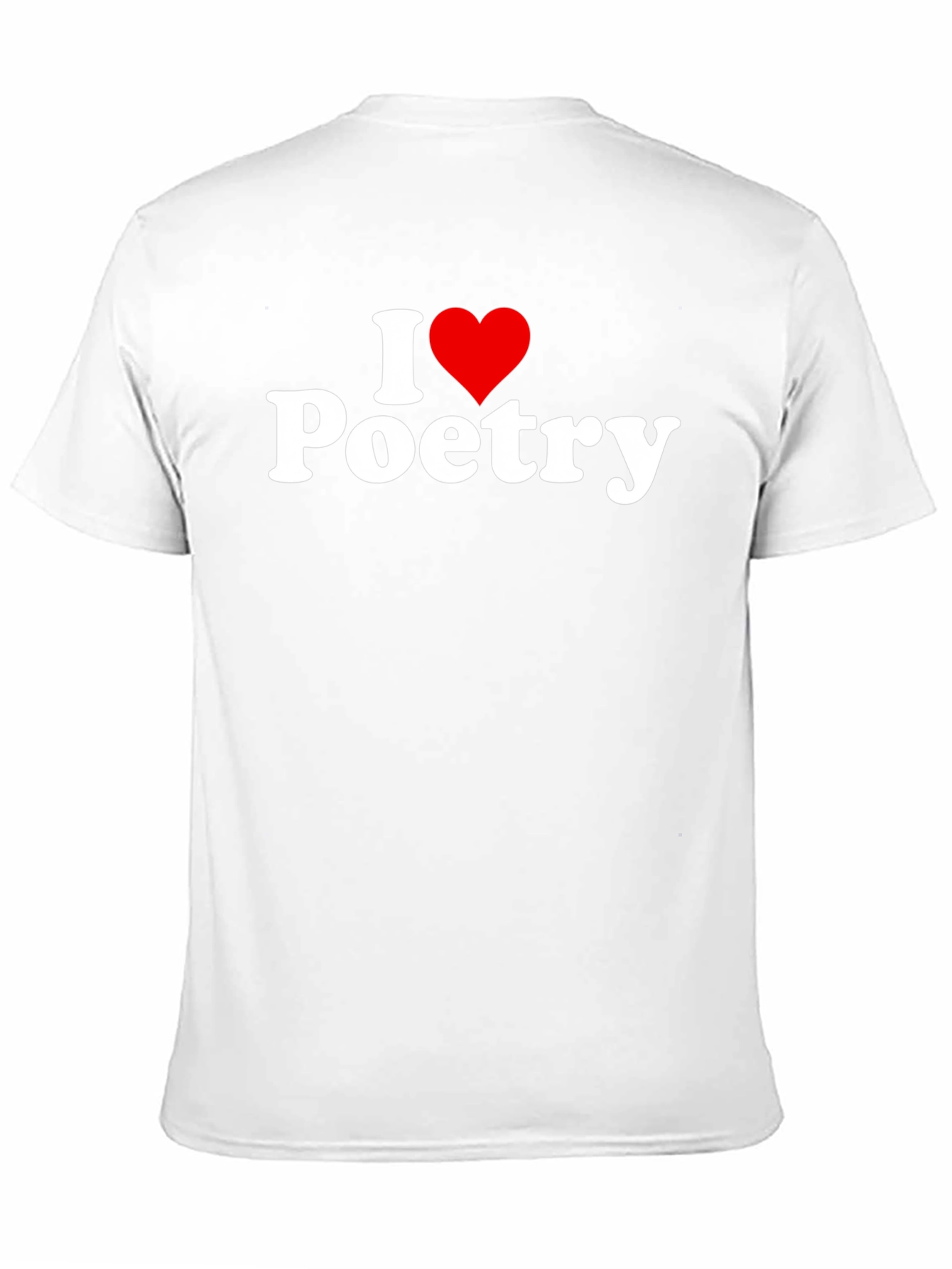 I Heart Poetry Black T-Shirt