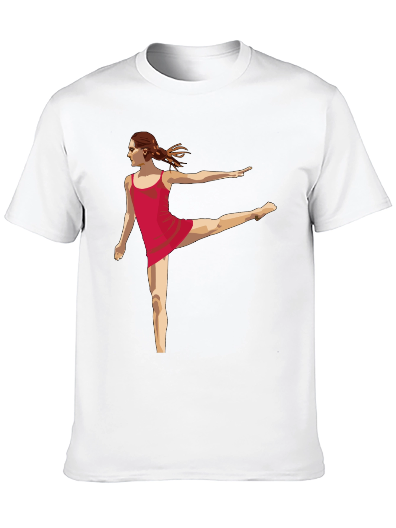Dancer Graphic Tee - Modern Black T-Shirt