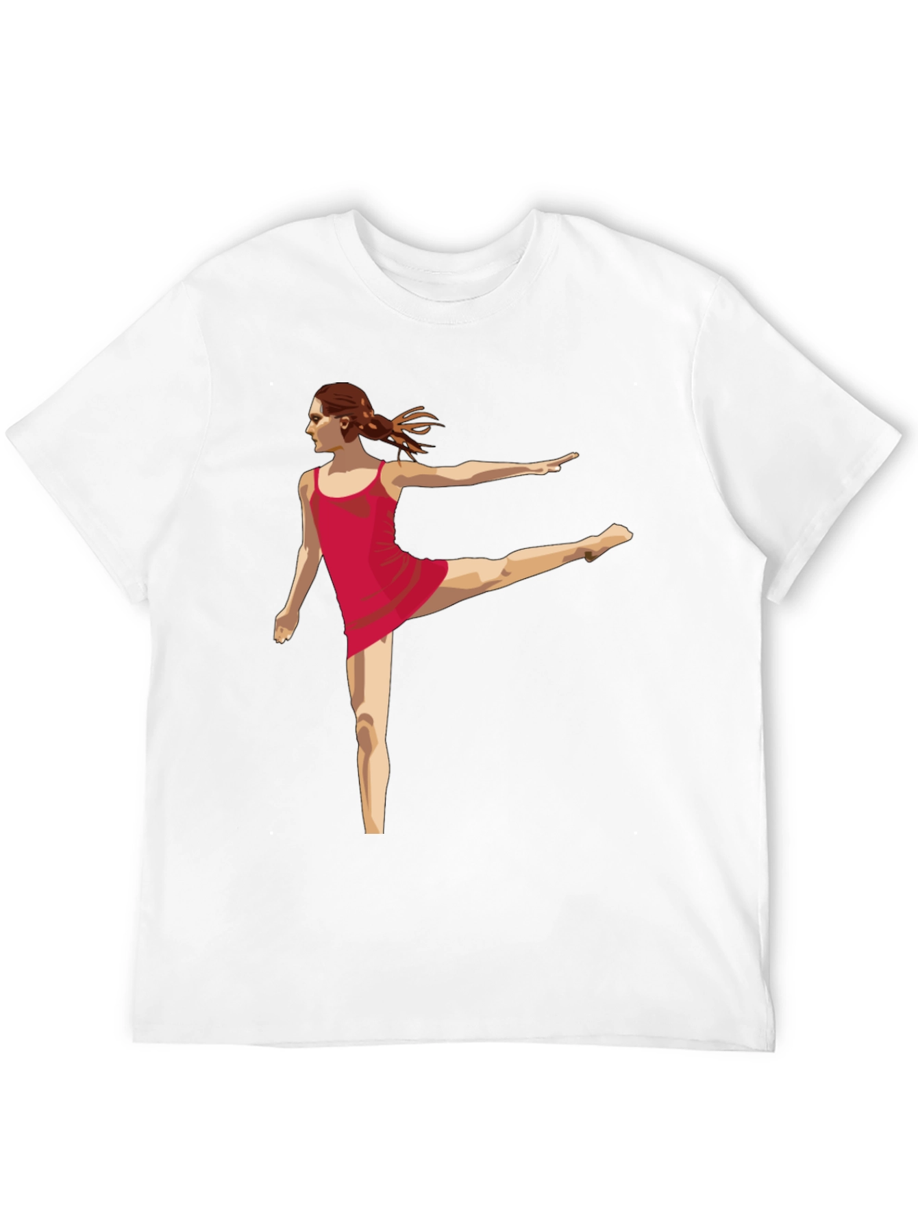Dancer Graphic Tee - Modern Black T-Shirt