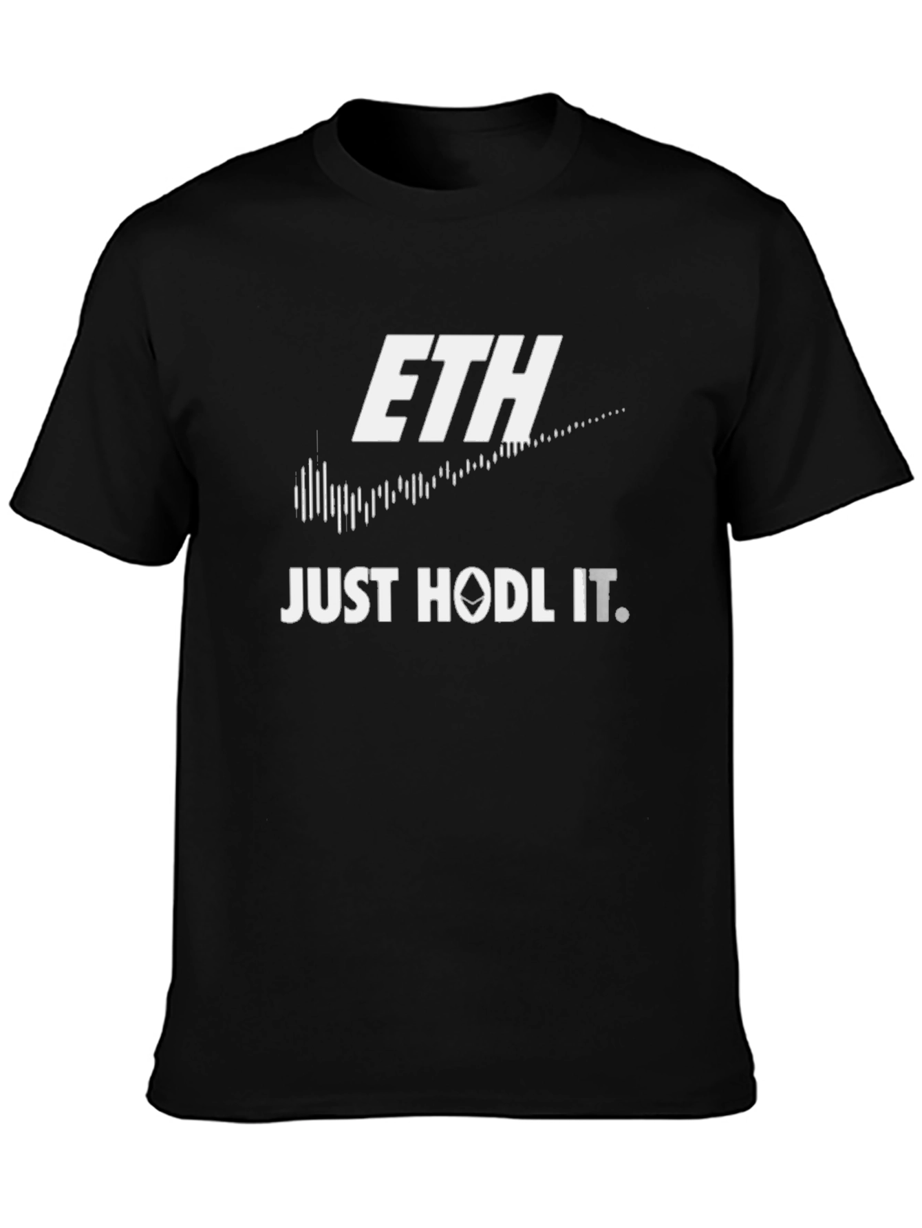 ETH Just Hodl It Black T-Shirt