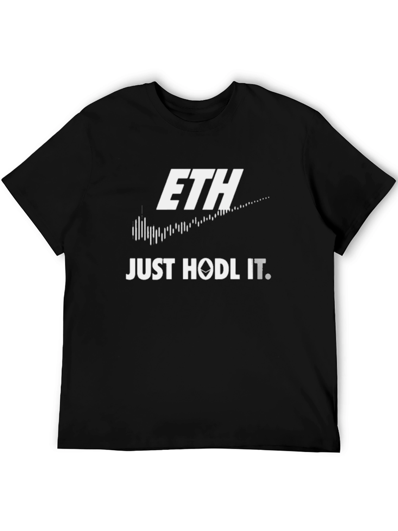 ETH Just Hodl It Black T-Shirt