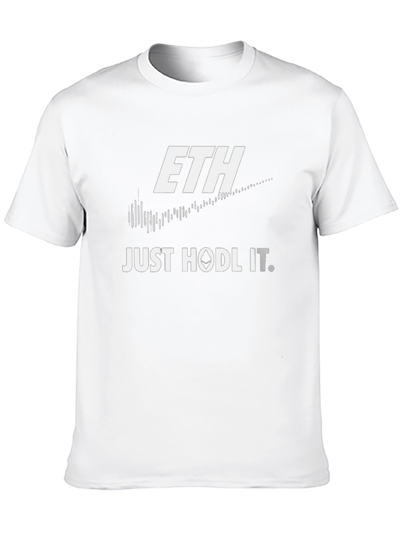 ETH Just Hodl It Black T-Shirt