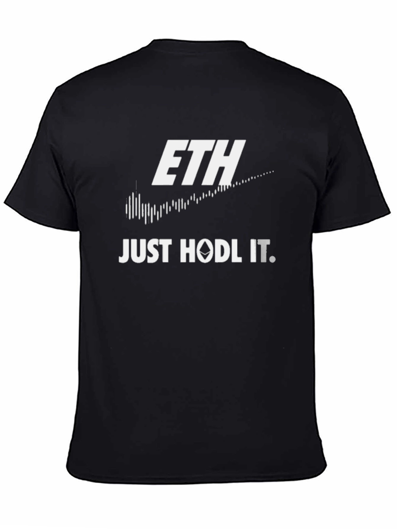 ETH Just Hodl It Black T-Shirt