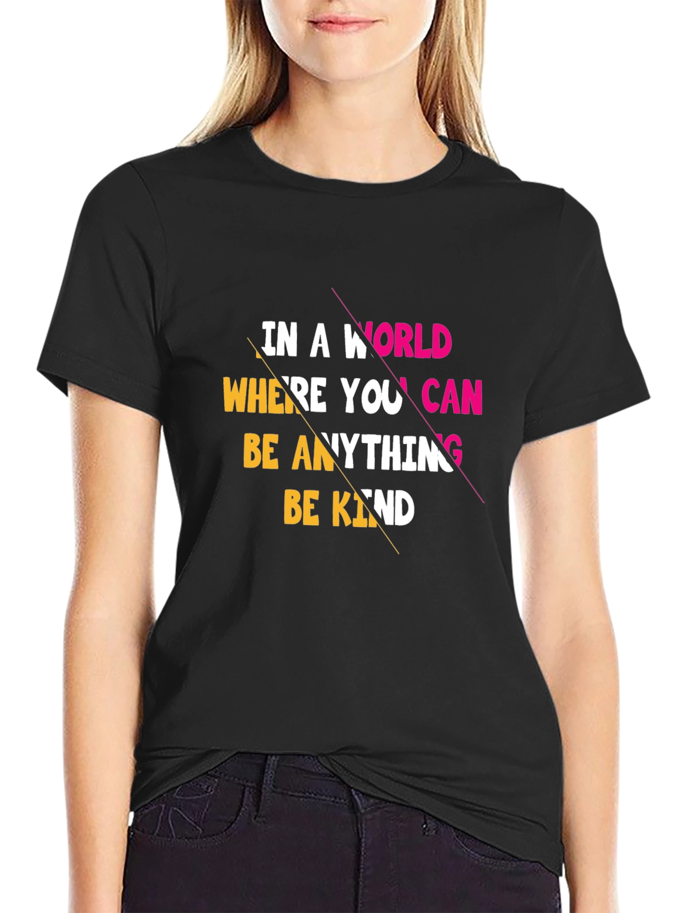 Be Kind Graphic Tee - Mens Black T-Shirt