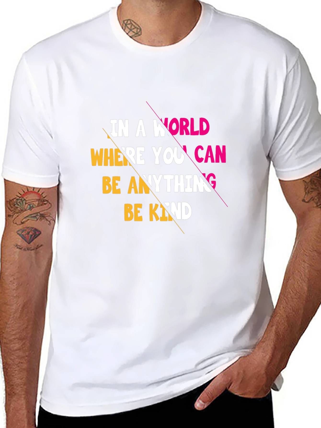 Be Kind Graphic Tee - Mens Black T-Shirt