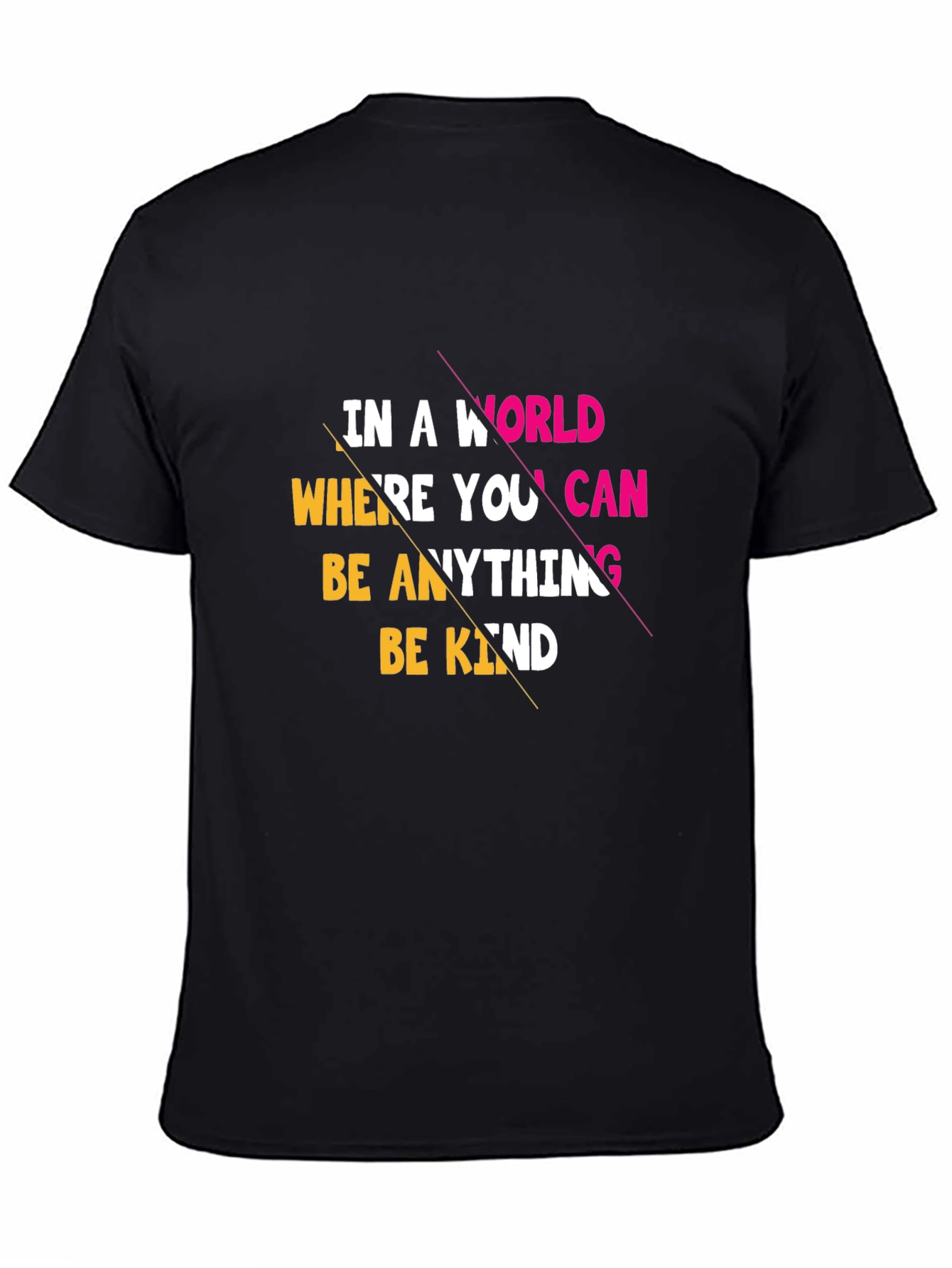 Be Kind Graphic Tee - Mens Black T-Shirt