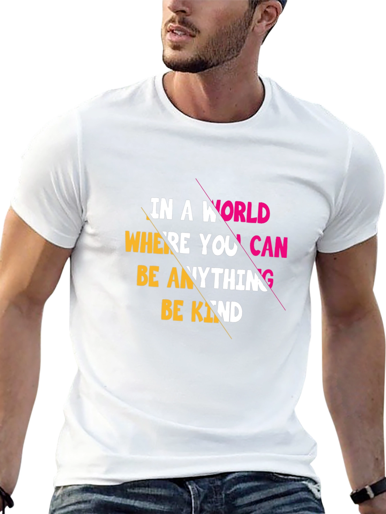Be Kind Graphic Tee - Mens Black T-Shirt