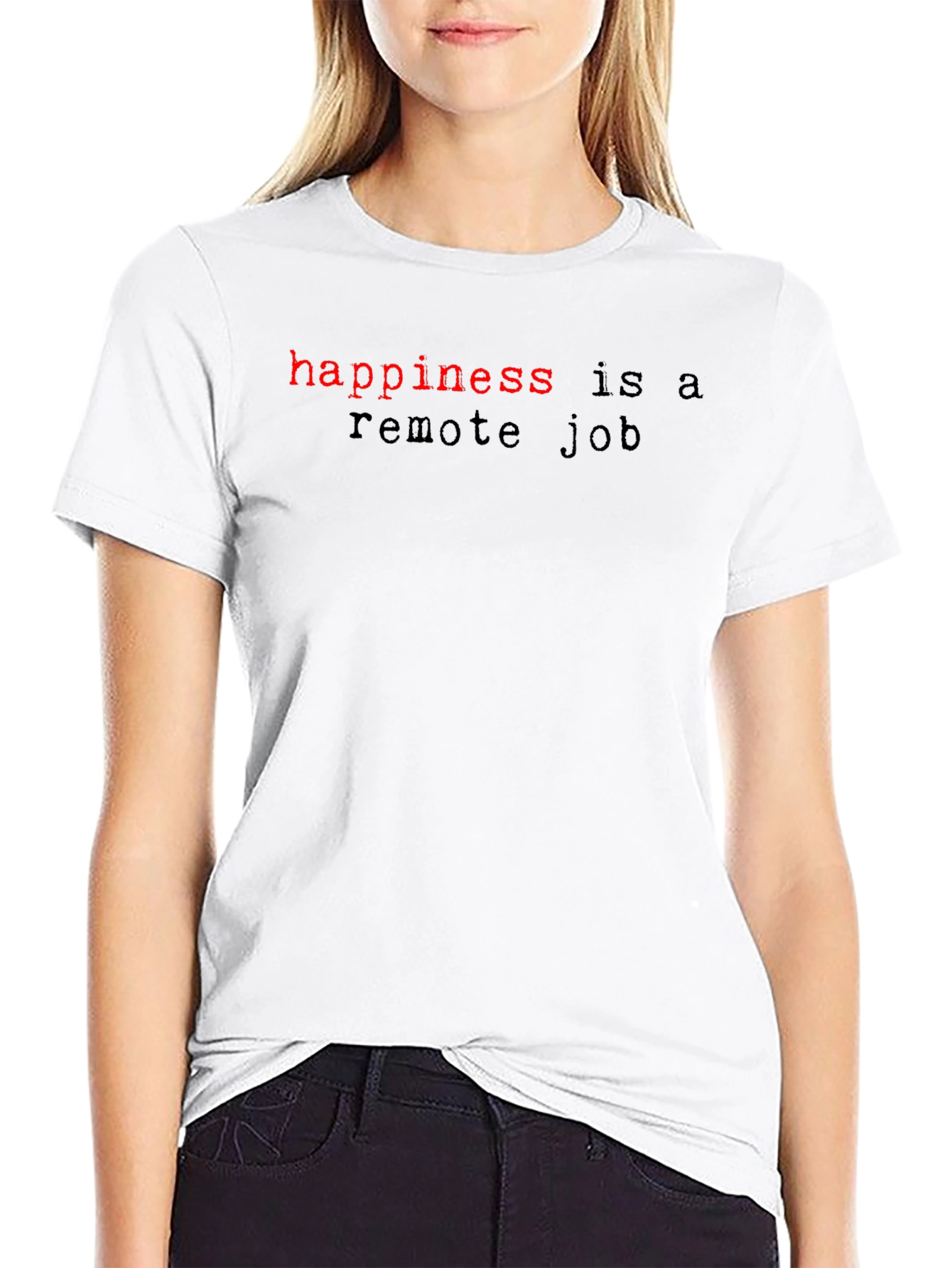 Happiness is a Remote Job T-Shirt