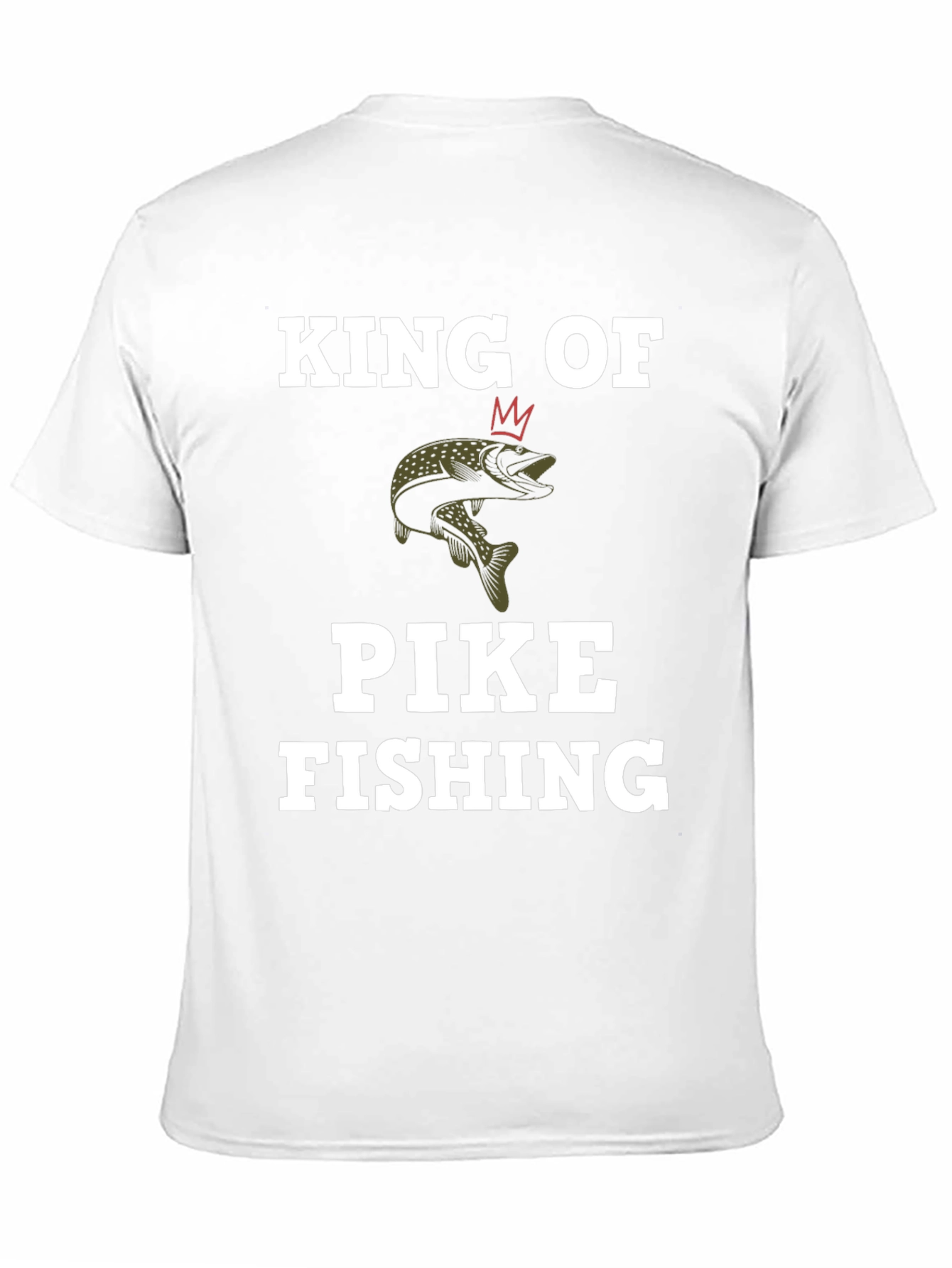 King of Pike Fishing Graphic T-Shirt