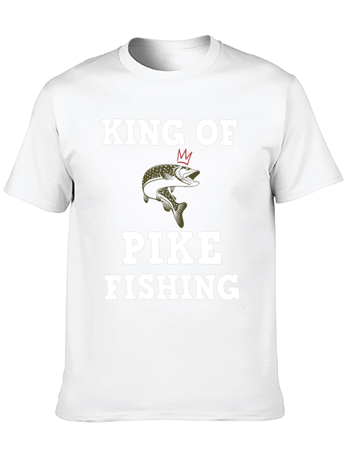 King of Pike Fishing Graphic T-Shirt