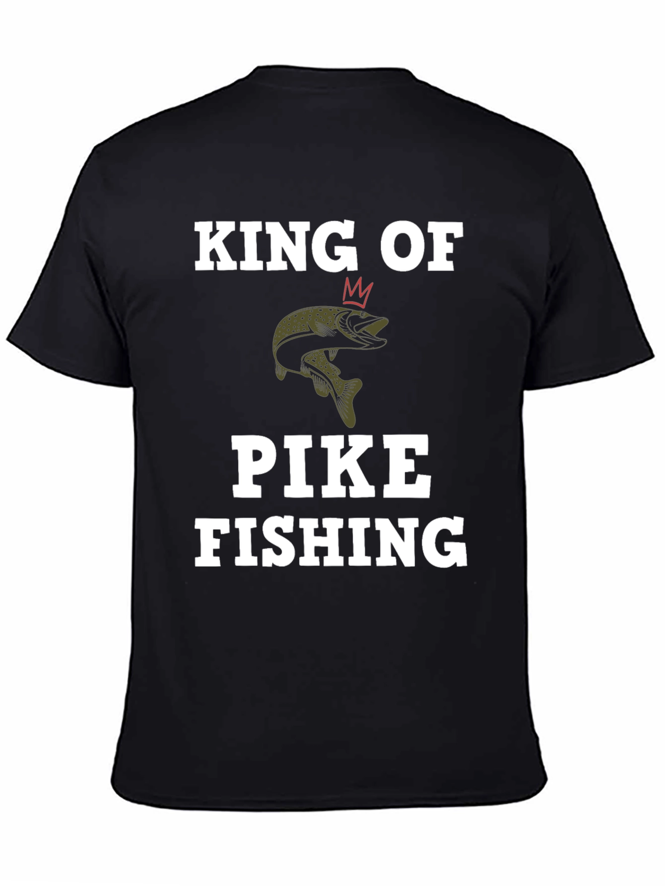 King of Pike Fishing Graphic T-Shirt