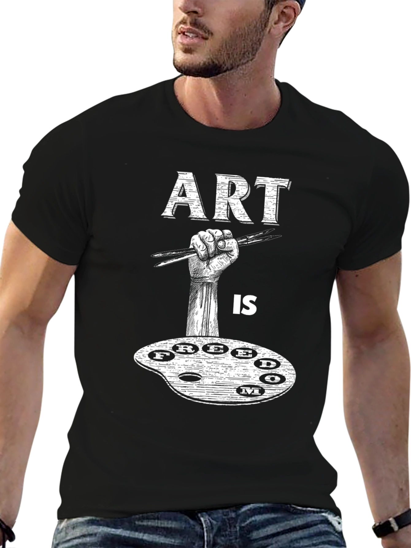 Art Is Freedom Graphic T-Shirt
