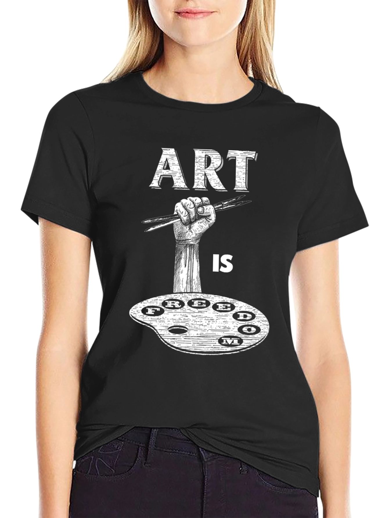 Art Is Freedom Graphic T-Shirt