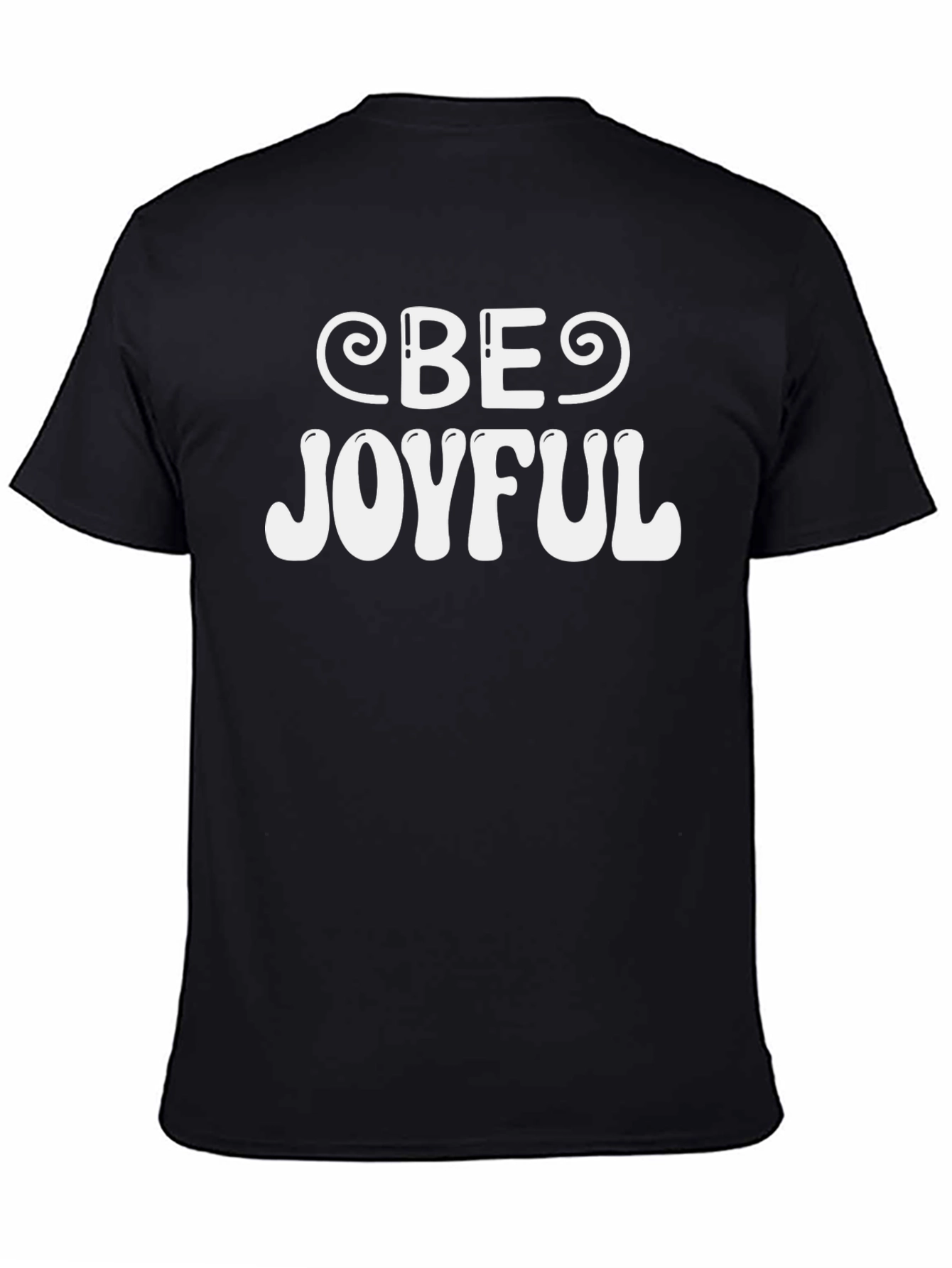 Be Joyful Graphic T-Shirt - Black