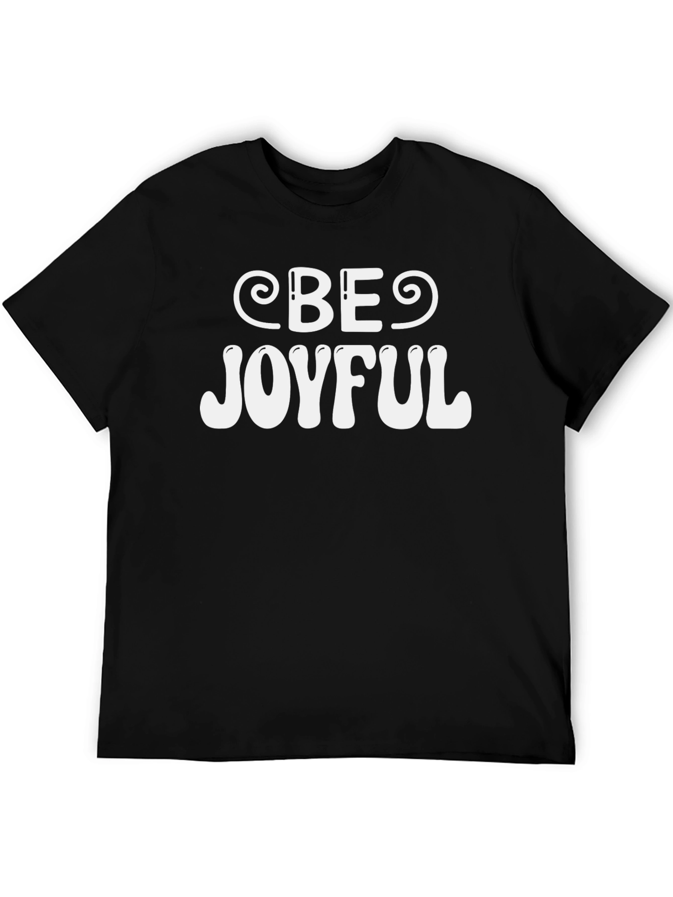 Be Joyful Graphic T-Shirt - Black
