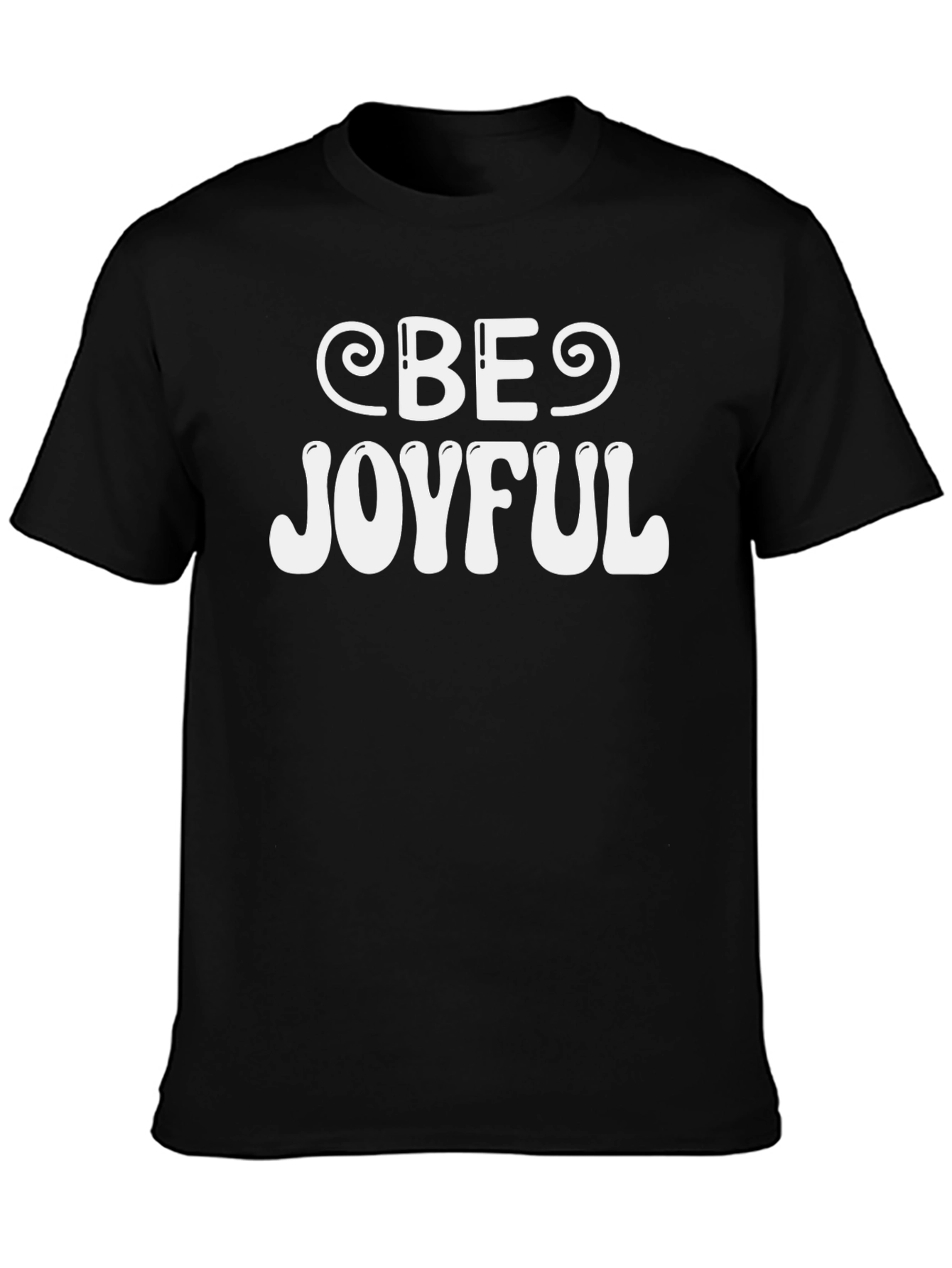 Be Joyful Graphic T-Shirt - Black