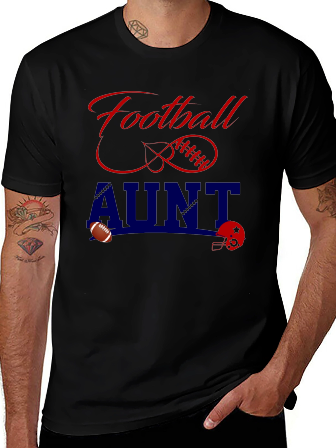 Football Aunt T-Shirt - Game Day Tee