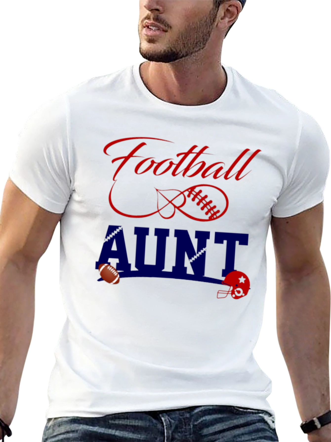 Football Aunt T-Shirt - Game Day Tee
