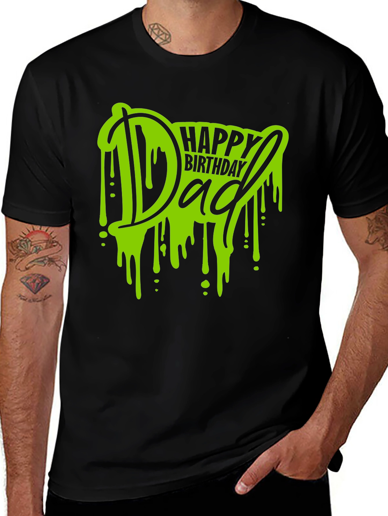 Happy Birthday Dad T-Shirt - Graphic Tee