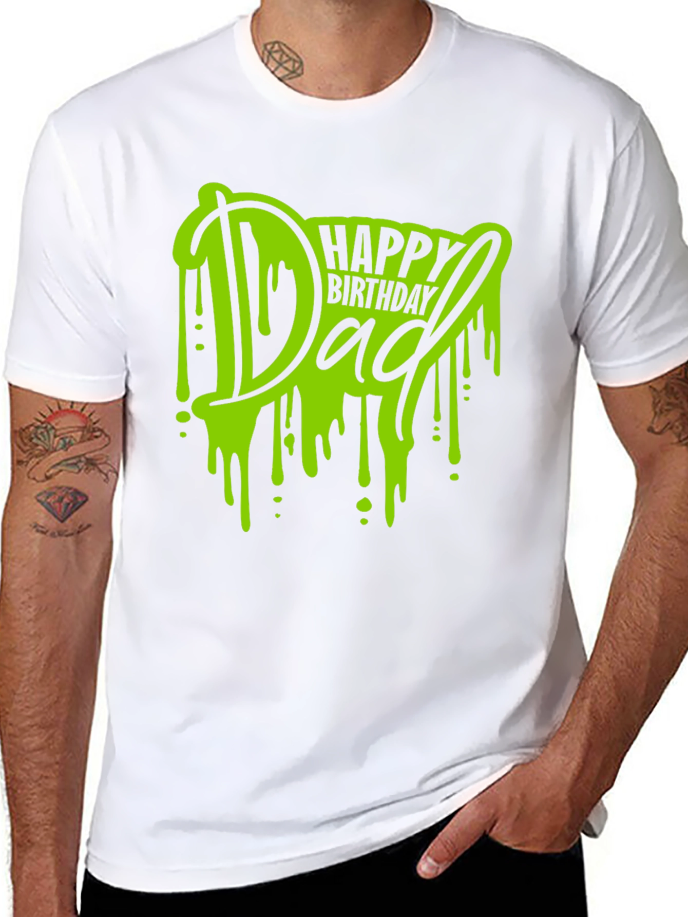 Happy Birthday Dad T-Shirt - Graphic Tee