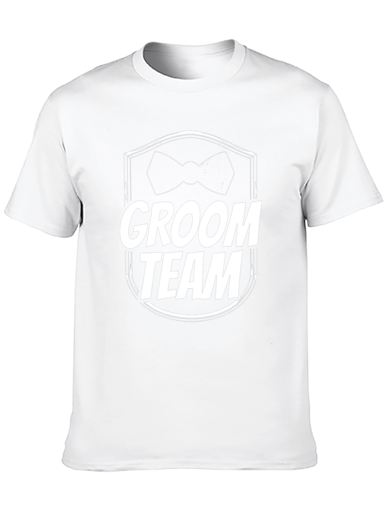 Groom Team T-Shirt - Black Wedding Party Tee