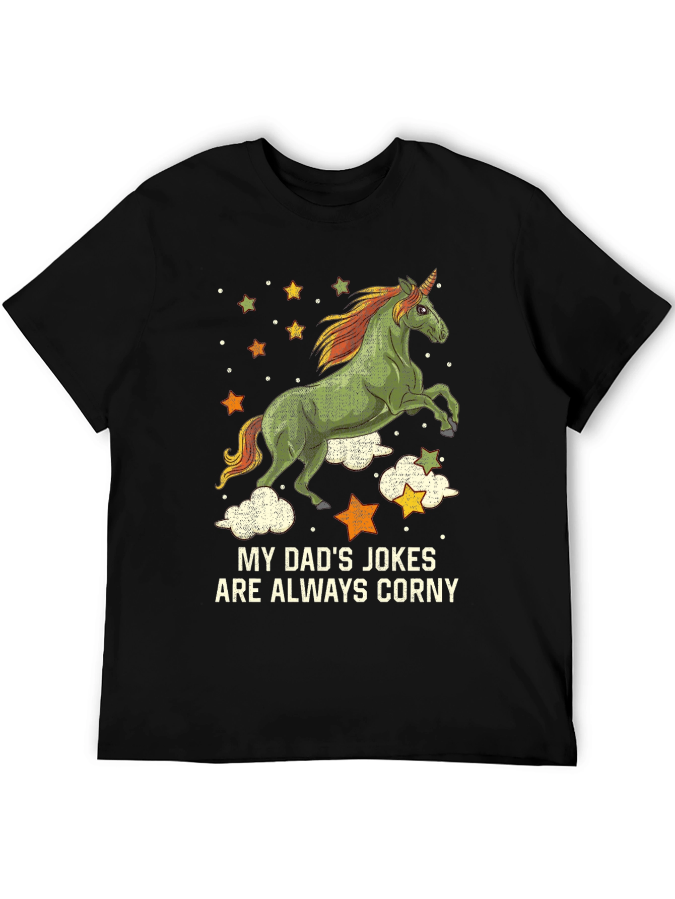 Dad Jokes Unicorn Graphic Tee