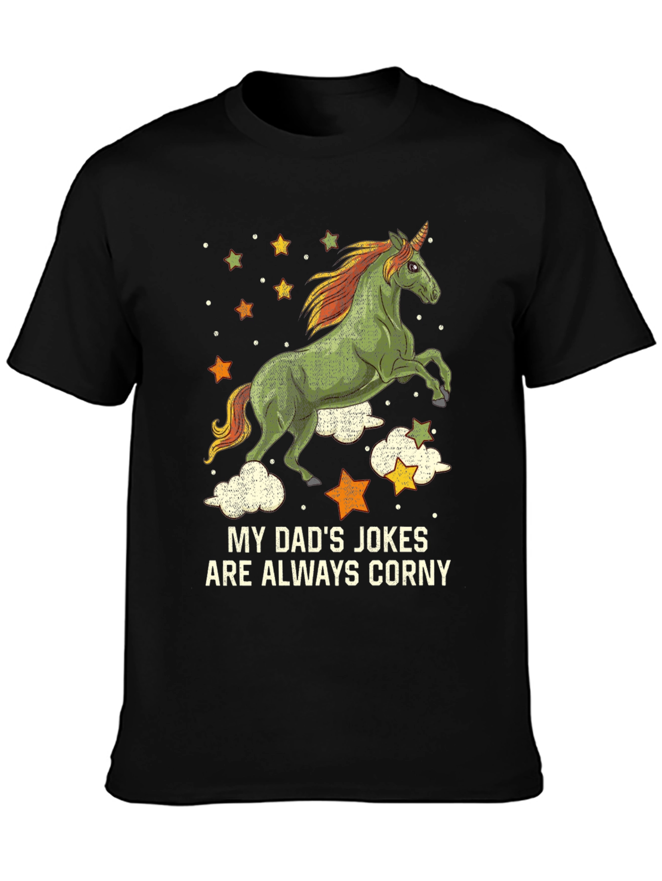 Dad Jokes Unicorn Graphic Tee