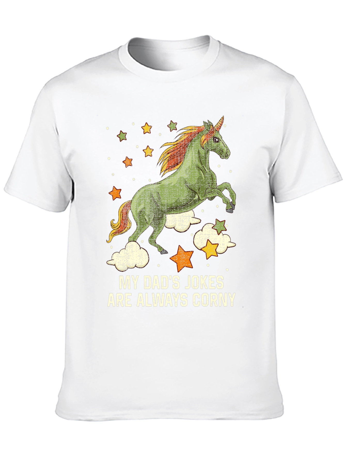Dad Jokes Unicorn Graphic Tee