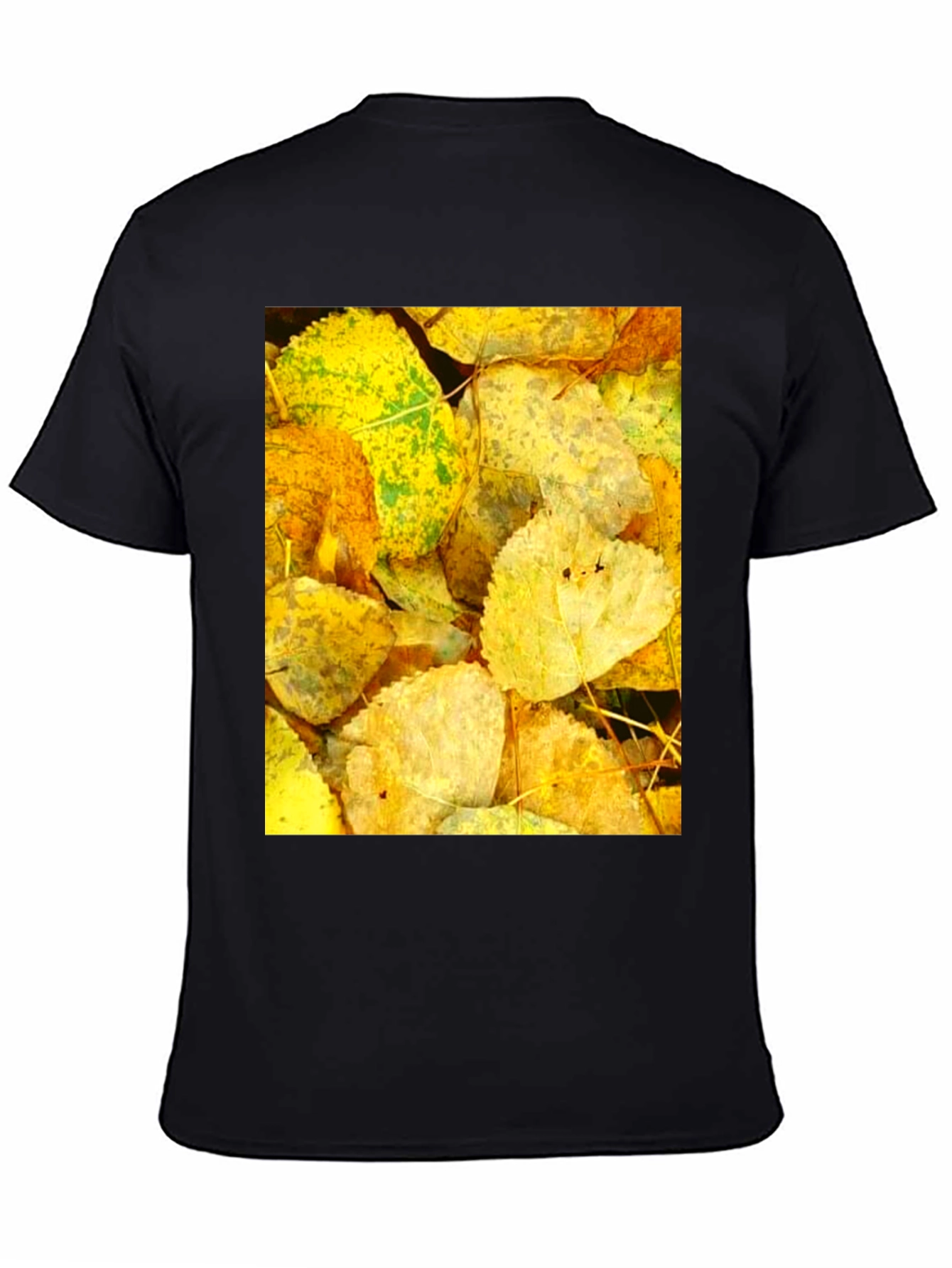 Autumn Leaves Graphic Tee - Nature Inspired Design