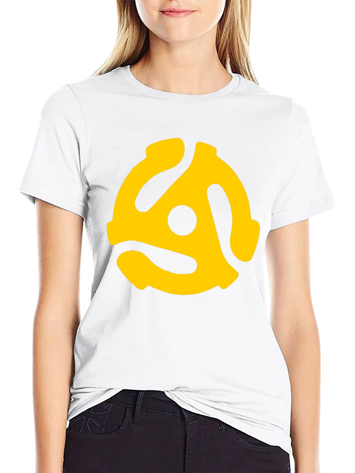 Retro 45 RPM Record Adapter T-Shirt