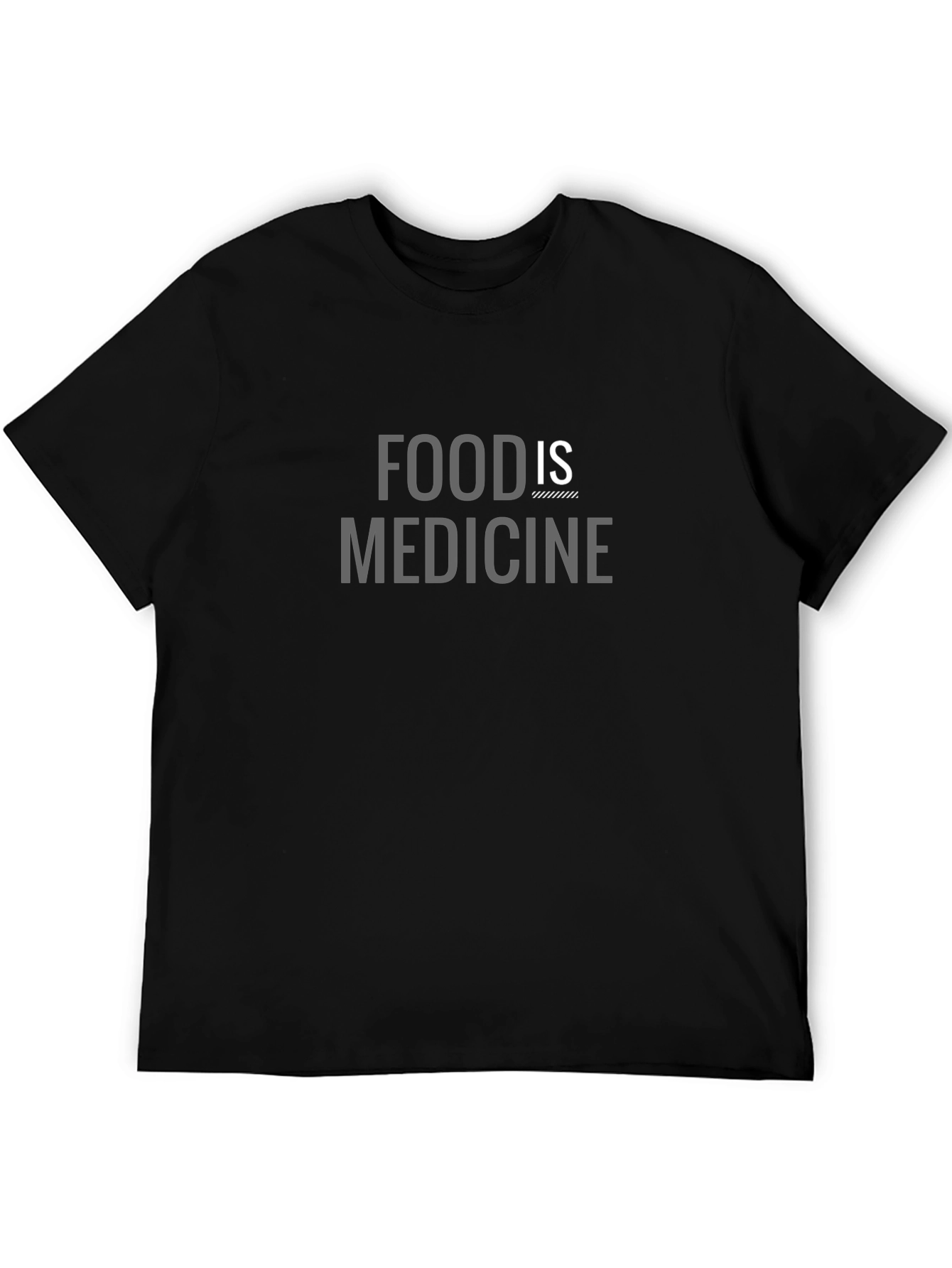 Food Is Medicine Graphic Tee - Black