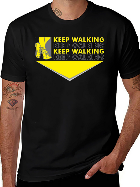 Keep Walking Graphic Tee - Stylish Walking Motivation