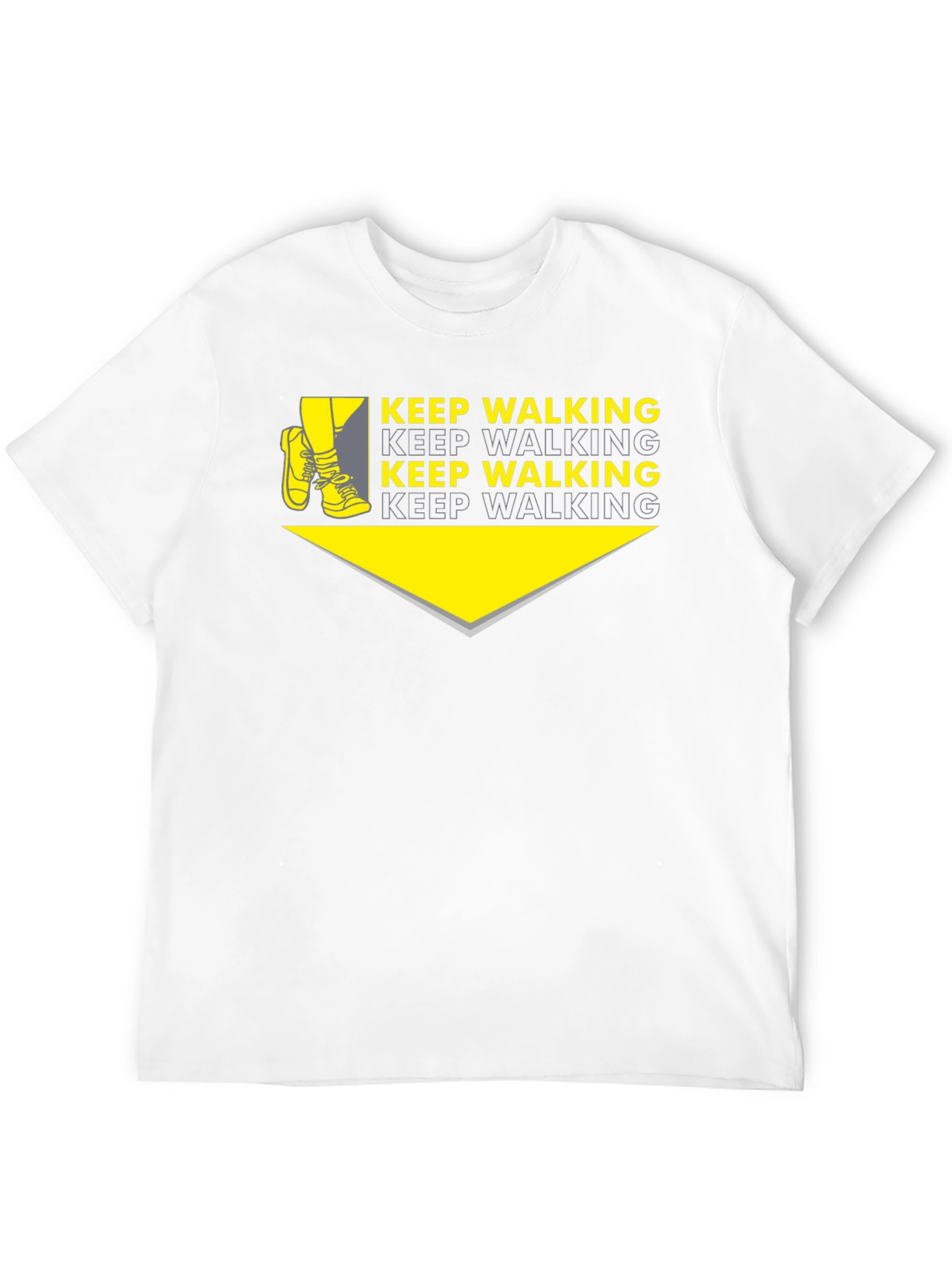 Keep Walking Graphic Tee - Stylish Walking Motivation