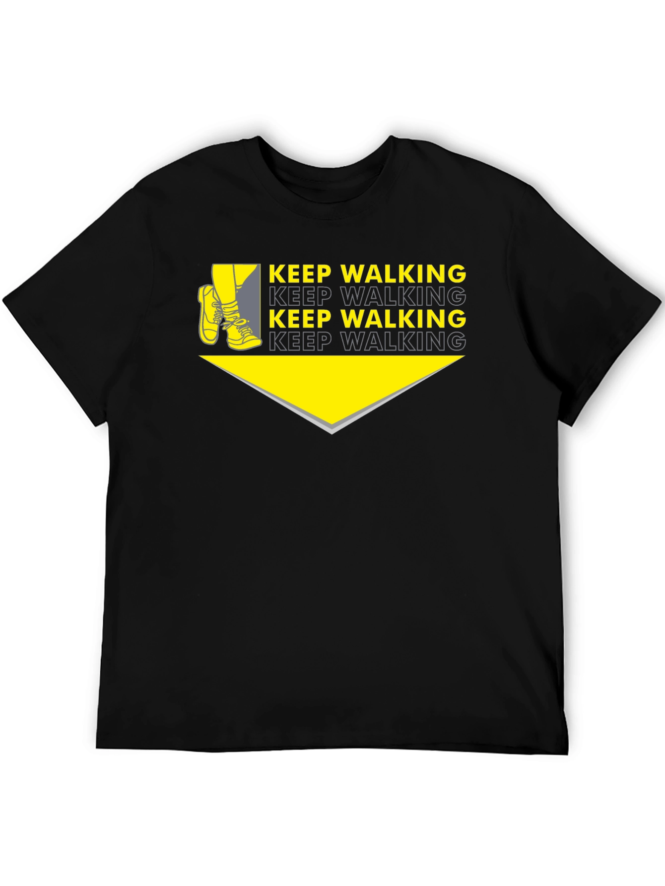 Keep Walking Graphic Tee - Stylish Walking Motivation